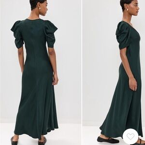 THE GREAT. The Century dress in Winter Green NWT Sz 0
